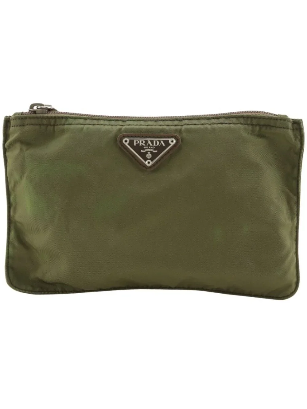 Prada Nylon Khaki Pouch